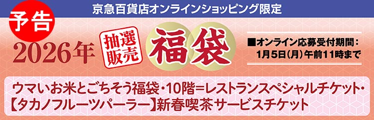 26予告抽銭福袋