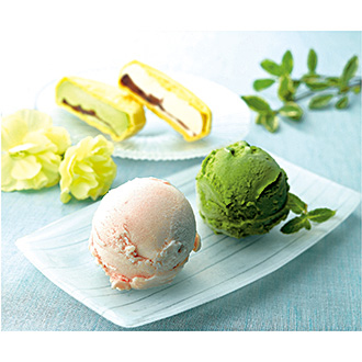 〈タカナシ〉横濱馬車道あいす&あいすもなかセット