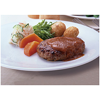 〈柿安〉松阪牛ハンバーグステーキセット