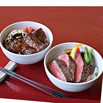 〈米沢牛黄木〉米沢牛ステーキ・焼肉ご飯