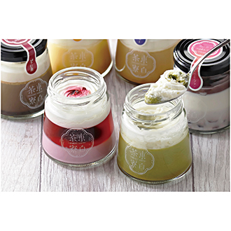 〈東白茶寮〉冬のプリンバラエティセット