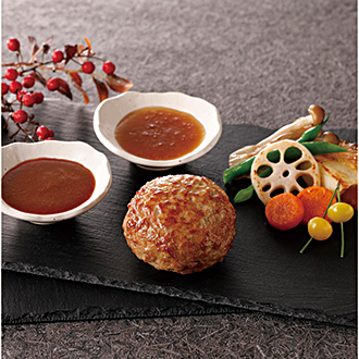 〈なだ万〉レンジで簡単!和風ハンバーグ