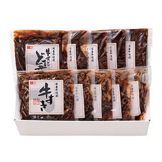 〈スギモト〉国産牛牛すき・牛すじどて煮セット