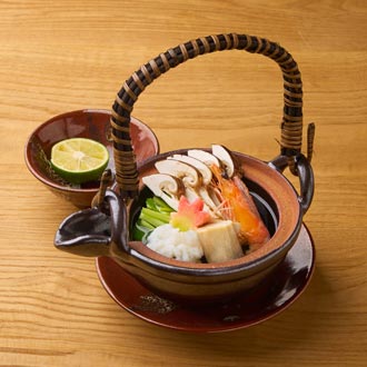 〈京料理 美濃吉〉敬老の日 国産松茸の土瓶蒸し(2人前)