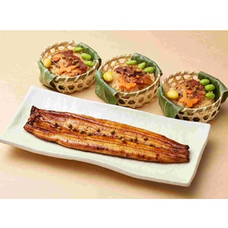 〈京料理 美濃吉〉敬老の日 鰻蒲焼と鰻飯蒸しの詰合せ