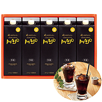 〈ミカド珈琲〉MAJOリキッドコーヒー無糖ギフト