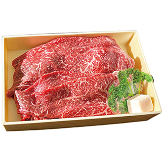 〈肉処「樹」〉「牝限定神戸ビーフ」赤身すき焼用