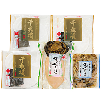 〈とり市老舗〉千枚漬・すぐき詰合せ