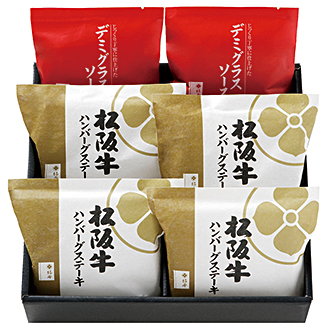 〈柿安〉松阪牛ハンバーグステーキセット