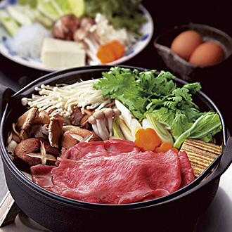 〈肉の大橋亭〉黒毛和牛すき焼用450g