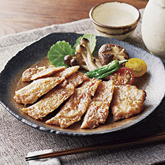 国産豚ロース西京白味噌仕立て