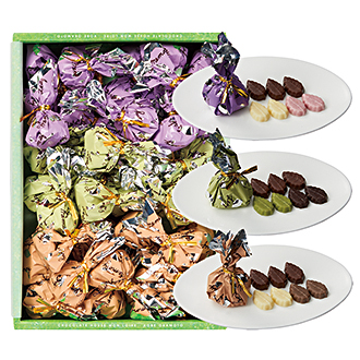 〈モンロワール〉リーフメモリーギフトボックス(紫)40個入