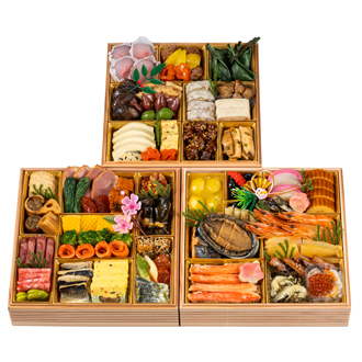 13.<豪華和風おせち>和風おせち三段重