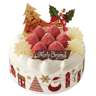 1.〈ブールミッシュ〉クリスマス・苺ショートケーキ