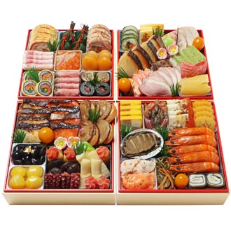 2.〈わらびの里〉和洋料亭おせち四段重
