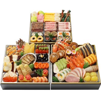 3.〈わらびの里〉和洋料亭おせち三段重