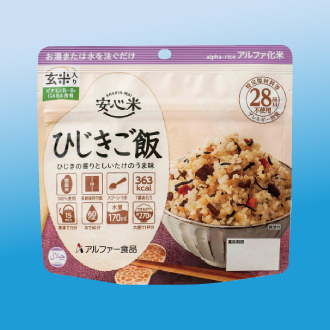 <アルファ−食品>アルファ食品 ひじきご飯(玄米入り)